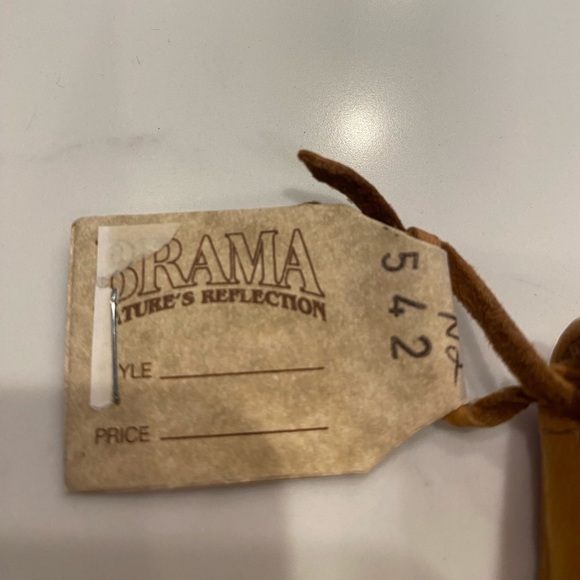 NWOT Brama Handmade Canada Deerskin Tooled Leather Wallet - Picture 3 of 14